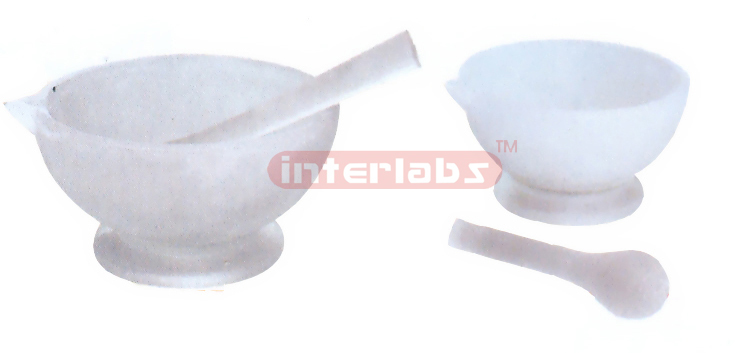 MORTARS AND PESTLES, GLASS